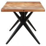 tömör akácfa étkezőasztal 160 x 80 x 76 cm