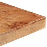 tömör akácfa étkezőasztal 160 x 80 x 76 cm