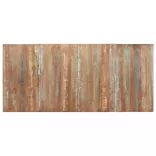 tömör újrahasznosított fa étkezőasztal 200 x 90 x 76 cm