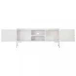 fehér tömör mangófa TV-szekrény 115 x 30 x 46 cm