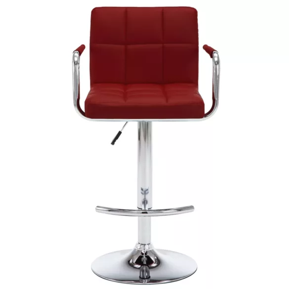 2 db bordó műbőr bárszék