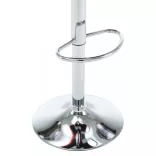 2 db fehér műbőr bárszék