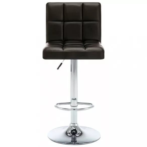 2 db barna műbőr bárszék