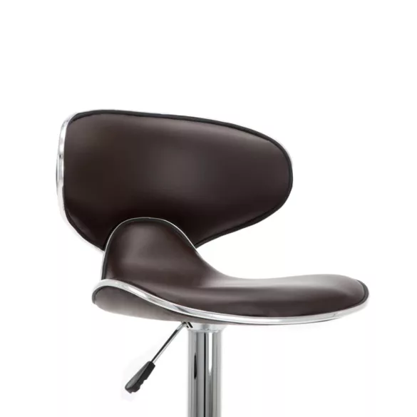 2 db barna műbőr bárszék