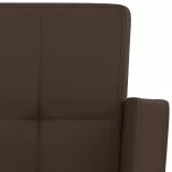 2 db barna műbőr bárszék