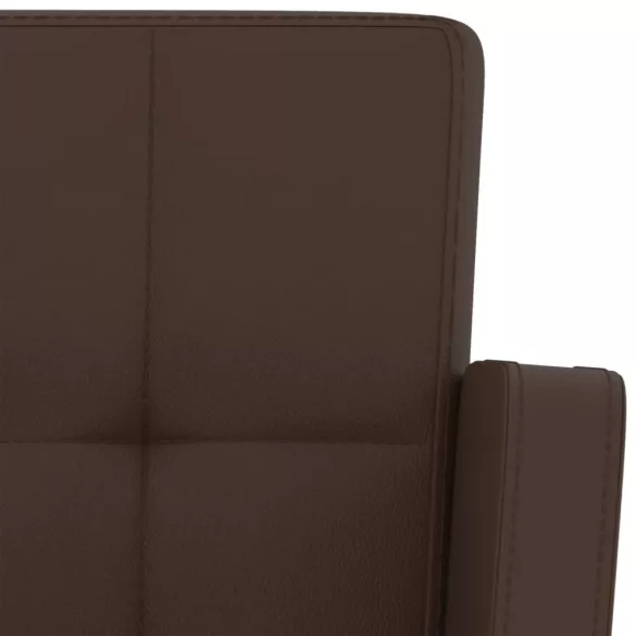 2 db barna műbőr bárszék