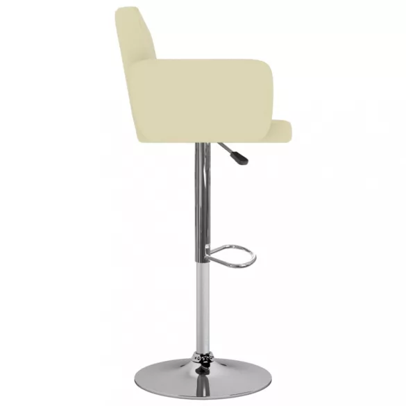 2 db krémszínű műbőr bárszék