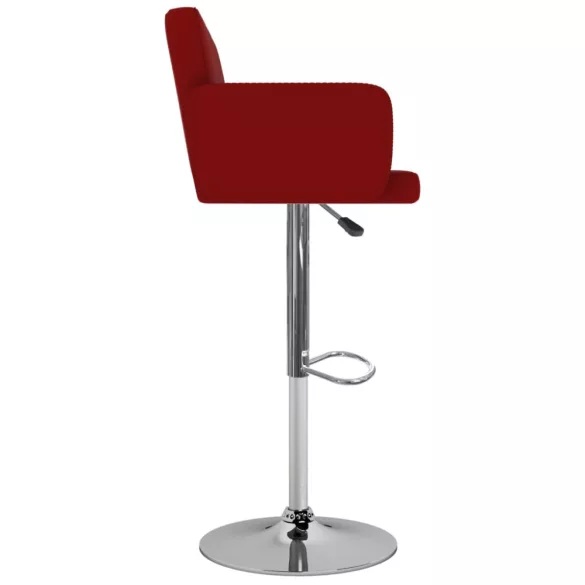 2 db bordó műbőr bárszék