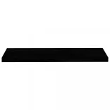 magasfényű fekete MDF lebegő fali polc 90 x 23,5 x 3,8 cm