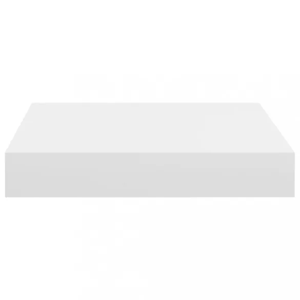 fehér MDF lebegő fali polc 23 x 23,5 x 3,8 cm