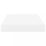 fehér MDF lebegő fali polc 40 x 23 x 3,8 cm