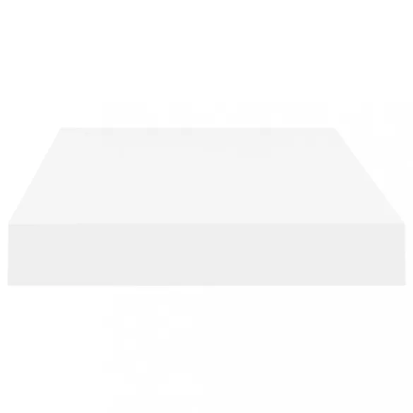 2 db fehér MDF lebegő fali polc 40 x 23 x 3,8 cm