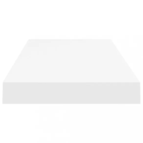 fehér MDF lebegő fali polc 60 x 23,5 x 3,8 cm