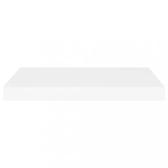 2 db fehér MDF fali polc 60 x 23,5 x 3,8 cm