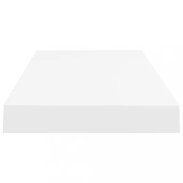 2 db fehér MDF fali polc 60 x 23,5 x 3,8 cm
