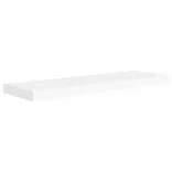 fehér MDF lebegő fali polc 80 x 23,5 x 3,8 cm