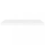 fehér MDF lebegő fali polc 80 x 23,5 x 3,8 cm