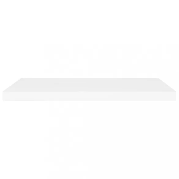 fehér MDF lebegő fali polc 80 x 23,5 x 3,8 cm