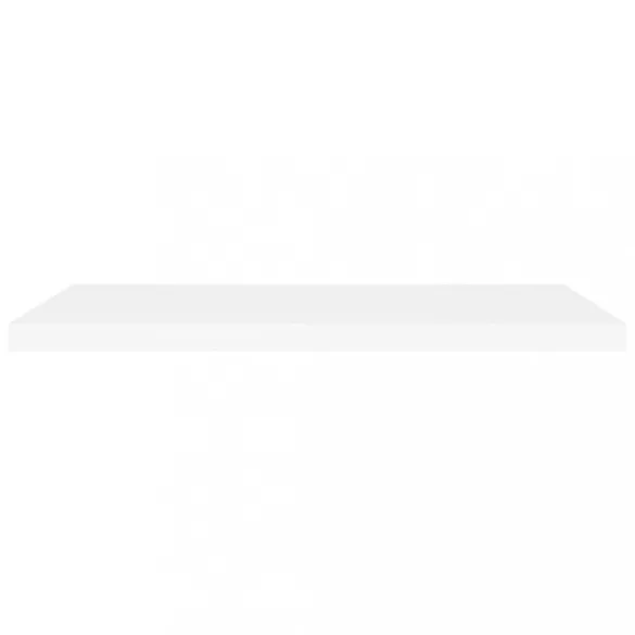 4 db fehér MDF lebegő fali polc 90 x 23,5 x 3,8 cm