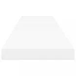 fehér MDF lebegő fali polc 120 x 23,5 x 3,8 cm