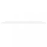 4 db fehér MDF lebegő fali polc 120 x 23,5 x 3,8 cm