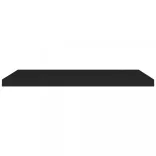 fekete MDF lebegő fali polc 90 x 23,5 x 3,8 cm