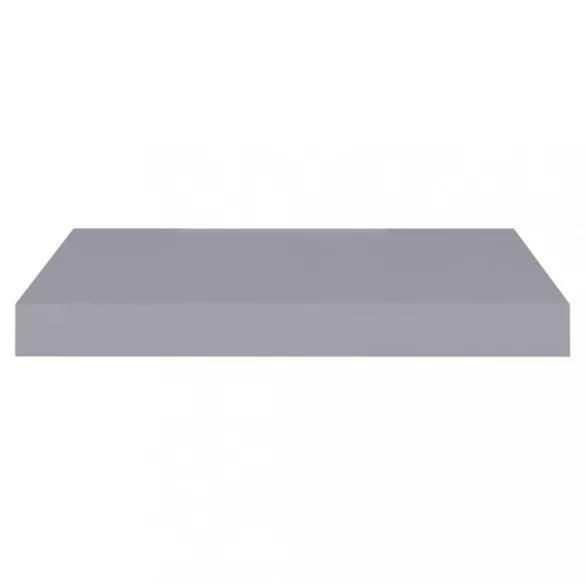 4 db szürke MDF lebegő fali polc 40 x 23 x 3,8 cm