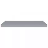 4 db szürke MDF lebegő fali polc 80 x 23,5 x 3,8 cm
