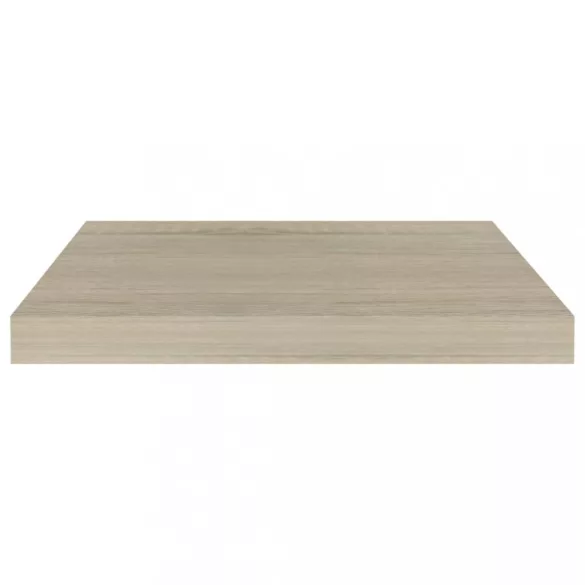 4 db tölgyszínű MDF lebegő fali polc 50 x 23 x 3,8 cm