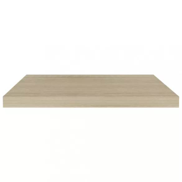 tölgyszínű MDF lebegő fali polc 60 x 23,5 x 3,8 cm