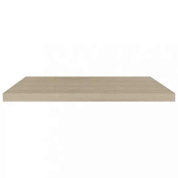 tölgyszínű MDF lebegő fali polc 80 x 23,5 x 3,8 cm