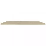 tölgyszínű MDF lebegő fali polc 120 x 23,5 x 3,8 cm