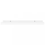 2 db fehér MDF szegélypolc képkeretekhez 40 x 9 x 3 cm