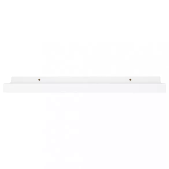 2 db fehér MDF szegélypolc képkeretekhez 40 x 9 x 3 cm