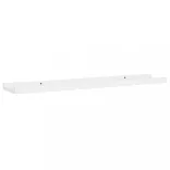 2 db fehér MDF szegélypolc képkeretekhez 80 x 9 x 3 cm