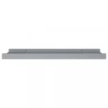 2 db szürke MDF szegélypolc képkeretekhez 40 x 9 x 3 cm