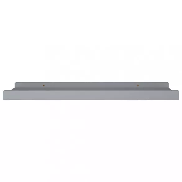 2 db szürke MDF szegélypolc képkeretekhez 40 x 9 x 3 cm