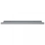 2 db szürke MDF szegélypolc képkeretekhez 60 x 9 x 3 cm