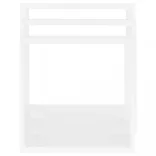 3 db fehér MDF fali kockapolc