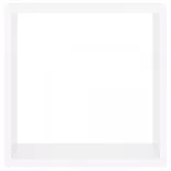 3 db fehér MDF fali kockapolc