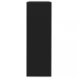 3 db fekete MDF fali kockapolc