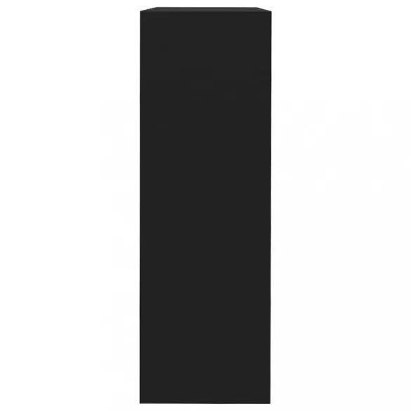 3 db fekete MDF fali kockapolc