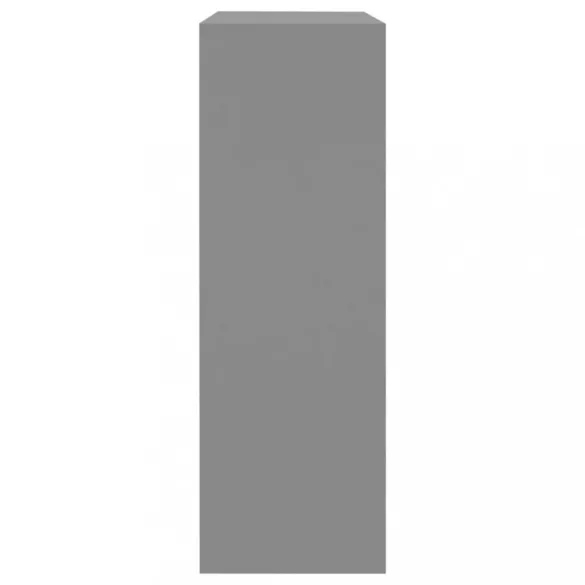 3 db szürke MDF fali kockapolc