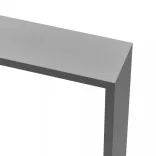 3 db szürke MDF fali kockapolc