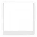 3 db fehér MDF fali kockapolc