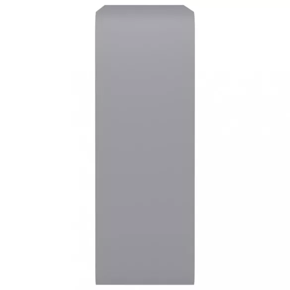 3 db szürke MDF fali kockapolc