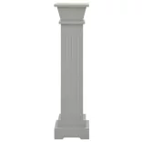 klasszikus szürke MDF szögletes oszlop virágállvány 17x17x66cm