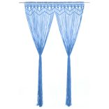 makramé pamutfüggöny 140 x 240 cm