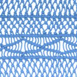 kék makramé pamutfüggöny 140 x 240 cm