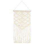 pamut makramé fali dísz 40 x 80 cm